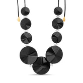 Pointed Circle Station Necklace